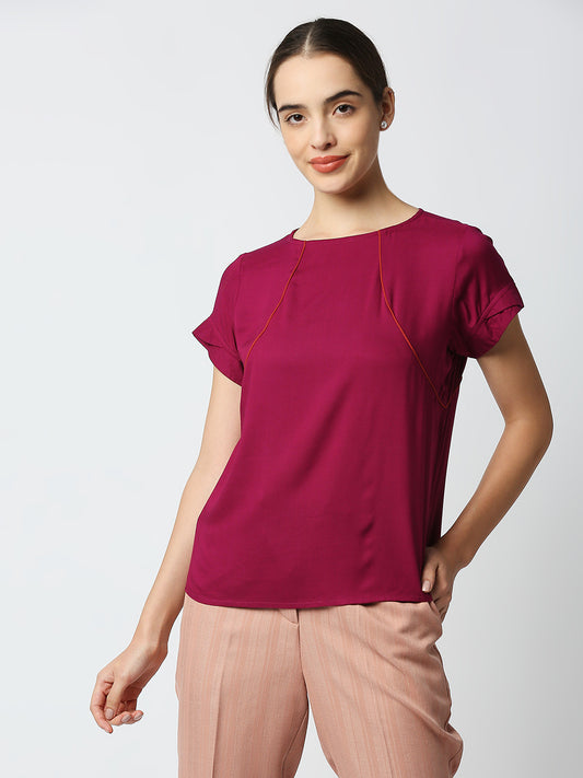 Mantra cap  sleeve top