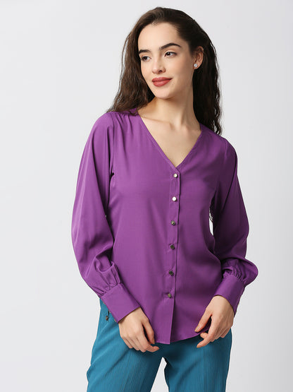 Mantra balloon sleeve shirt